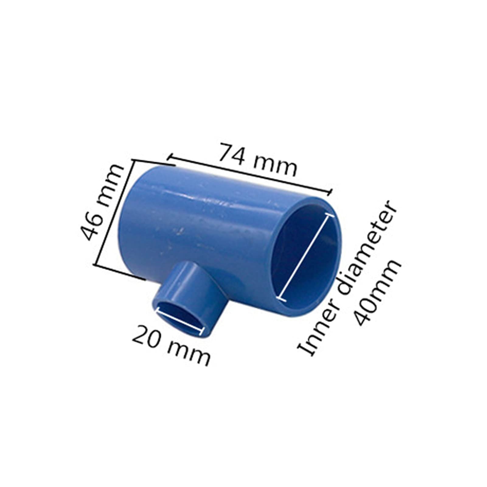 Utility Hose Butt Hose Connector Adapter Pvc Inner Diameter 20/25/32/40Mm Reduction 3 Way T-Shaped Garden Greenhouse Farm Water Supply Pipe Fittings Aquarium Adapter/Sier