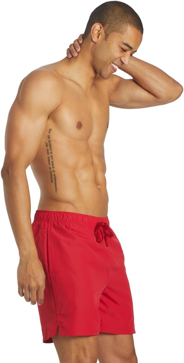 Sporti Men's Swim Trunk - Inseam 5.5" Quick-Dry Swim Trunk Volley Short - Man Shorts for Swimming