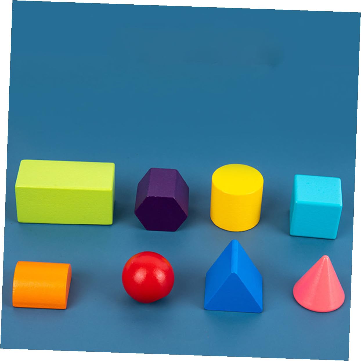 Bloques de Juguete para Niños, 1 Juego de Espejo, Madera y Vidrio | Estructura Espacial, Entrenamiento de Pensamiento Lógico, Obsequio de Cumpleaños y Festival