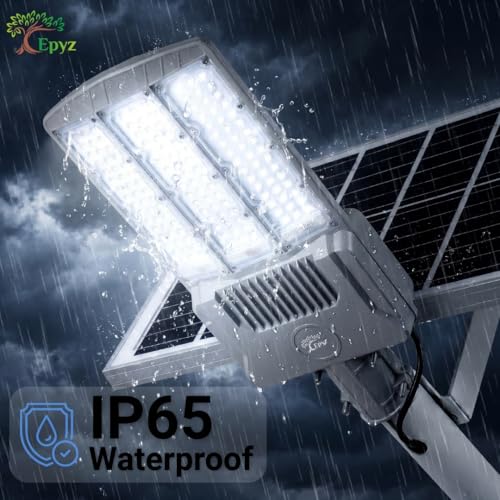Image of Epyz 300W Semi-Integrated Solar Street Light, Cold White