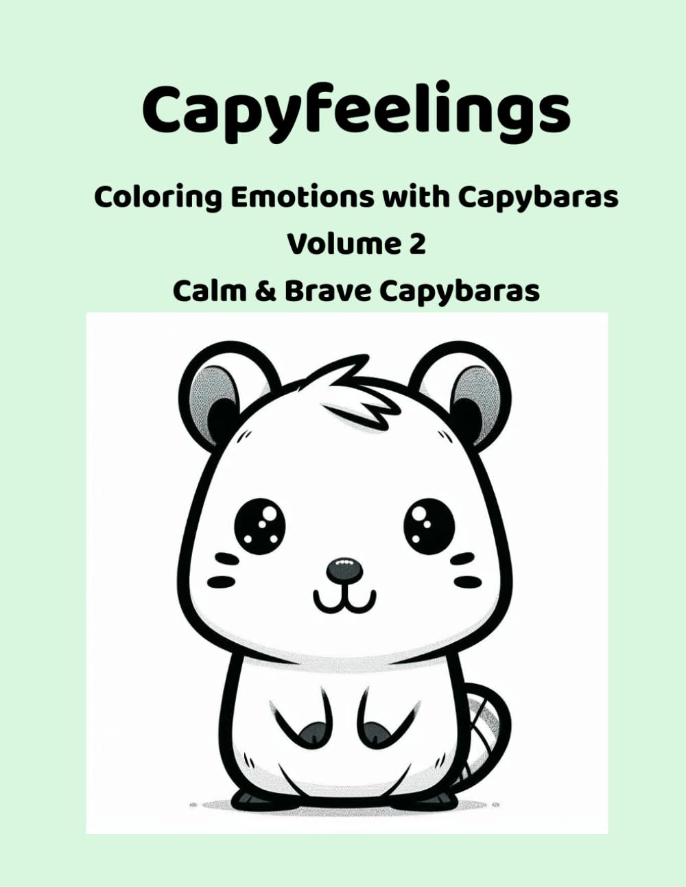 Capyfeelings.: Coloring Emotions with Capybaras. Volume 2. Calm & Brave Capybaras. (Capyfeelings: Coloring Emotions with Capybaras. Mindfulness & Emotions)