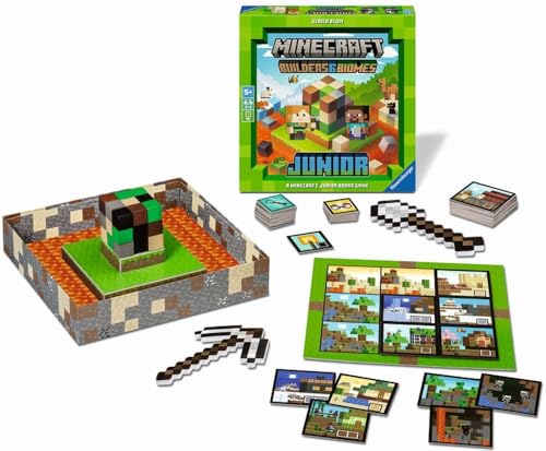 Ravensburger Minecraft Board Games Builders And Biomes Jr