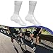 Colaxi Cycling Shoe Covers,Bicycle Overshoes Waterproof Windproof Protection Bike Shoe Covers Protectors for Road Mountain Bike Trip, White