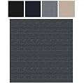 10Pcs Peel and Stick Carpet Tiles for Floor 12-Inch Self Adhesive Squares Carpet Floor Tile DIY Flooring for Office,Kitchen, Dining Room, Bedrooms & Bathrooms (Dark Gray)