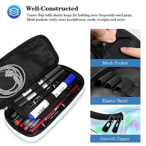 Sac à dos laser à reflets changeants avec trousse assortie intégrée - 5