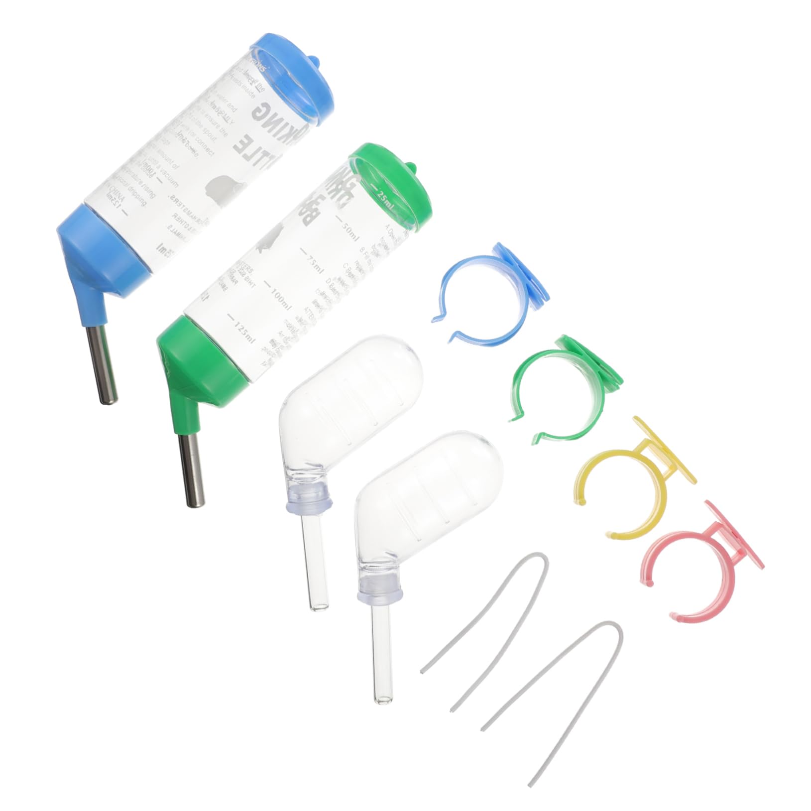 Totority Rodent Water Bottle for Hamster Guinea Pig Hedgehog Pet Water Dispenser Roller Ball