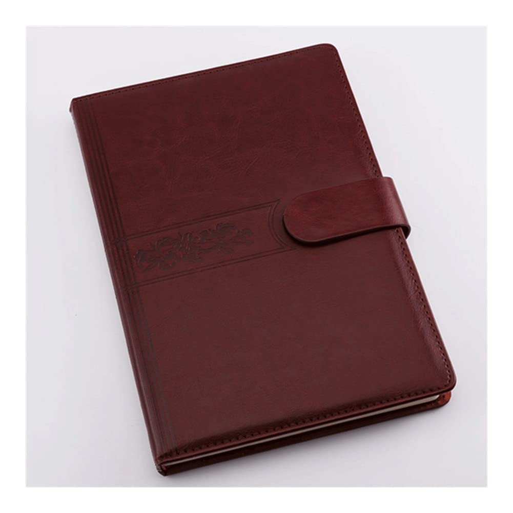 Journal taccuino Notebook Hardcover Pelle Journal con Fibbia Diario Ufficio Aziendale Adatto per Fare Piani, Scrittura, Forniture Scolastiche Affari dell'ufficio Scolastico