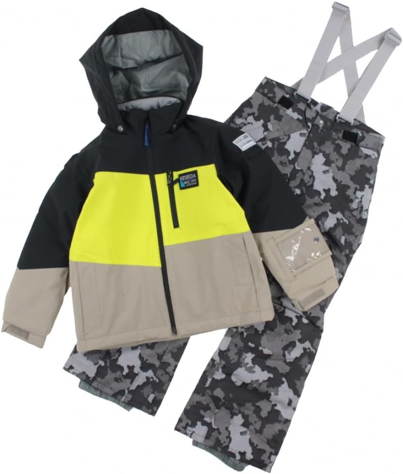 デサント 迷彩柄 子ども用 スキーウェア120-130 スキーウェア 130