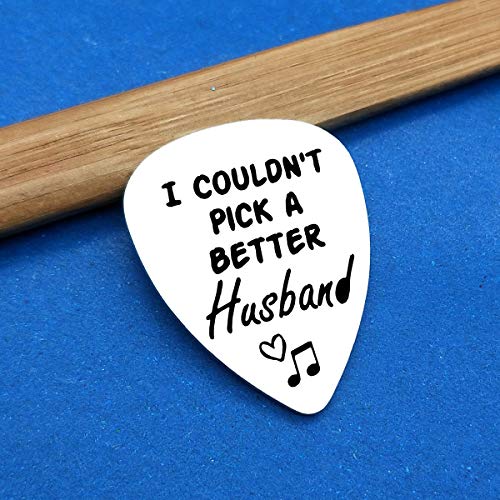 Médiator de guitare pour mari avec inscription « I Couldn’t Pick A Better Husband »,Cadeau de mariage pour mari,Cadeau… - Les Beatles, Paul McCartney, John Lennon, RIngo Starr, George Harrison Médiator de guitare pour mari avec inscription « I Couldn't Pick A Better Husband »,Cadeau de mariage pour mari,Cadeau… – Image 4