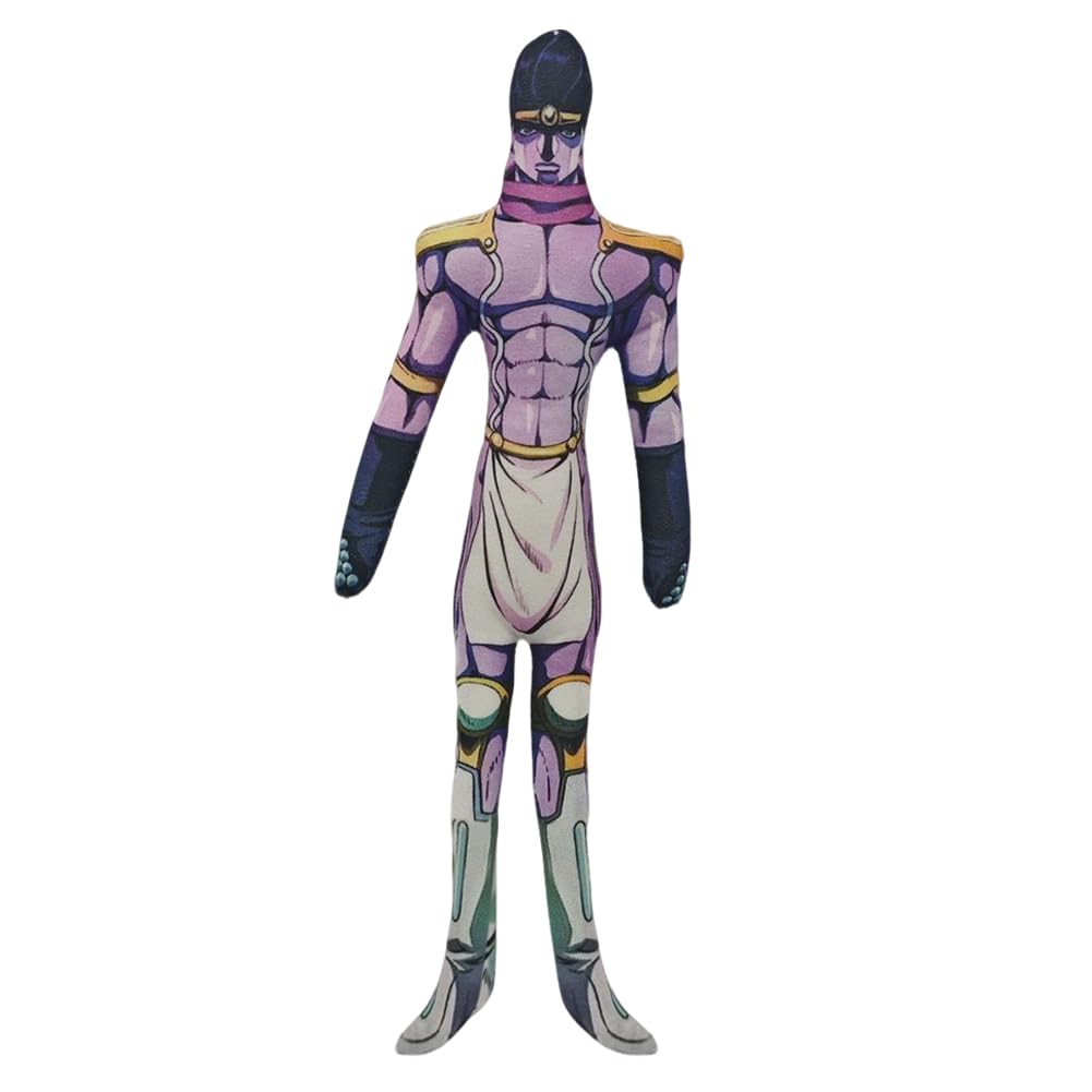 Zhongkaihua JJBA Silver Chariot Plush Action Figure Silver Chariot Plush Pillow 28CM Twistable Articulated Character Creative Collectible Gift Christmas Decoration for Home Party - Image 3