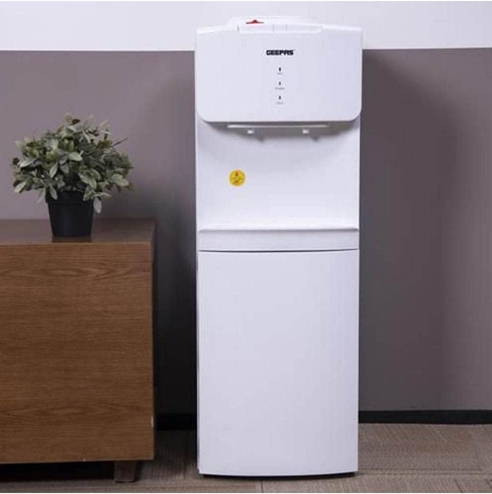 Geepas Hot & Cold Water Dispenser Geepas Gwd17019, White"Min 1 year