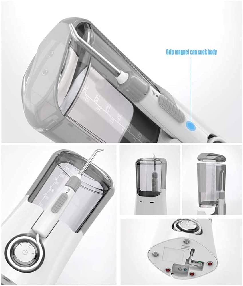 Idropulsore, Cordless Elettrico: 3 modalità, 6 Punte