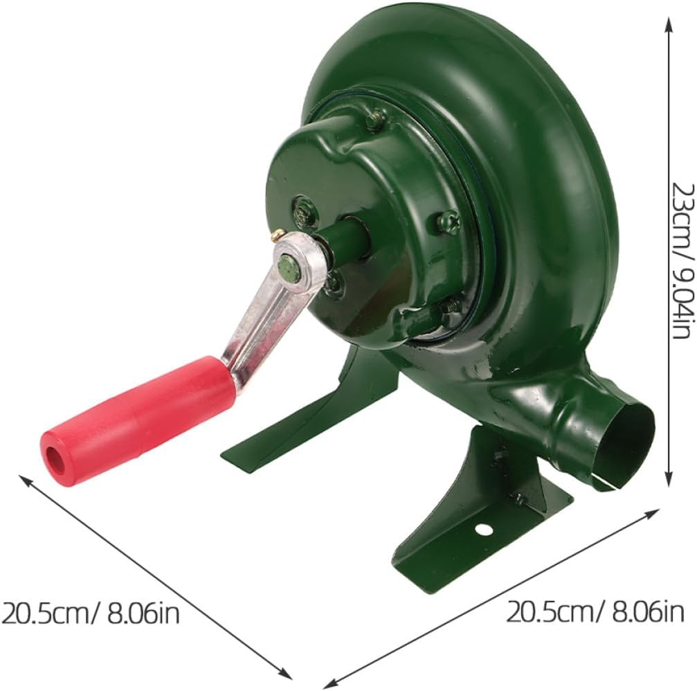 Gatuida Handheld Barbecue Fan and Camping Fire Blower, Portable 200w Small Air Blower for Outdoor Grilling and Fireplace Use