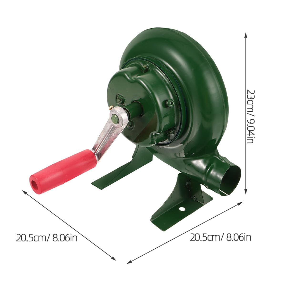 Gadpiparty Soffiatore Manuale Accende Rapidamente Carbone per in Ferro Verde per Barbecue e Campeggio, senza Soffiare