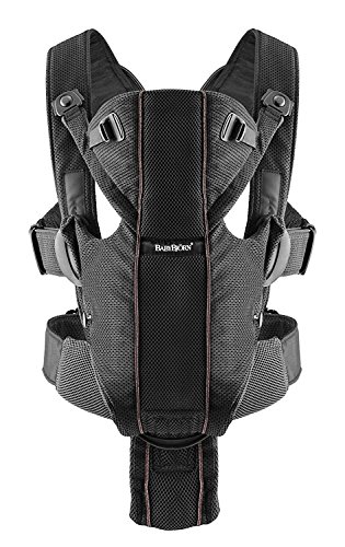 BABYBJORN Baby Carrier Miracle - Black, Mesh