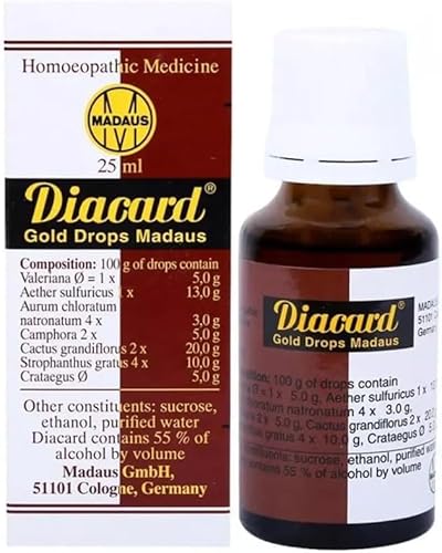 Diacaard Gold Drops 25ml Homeopathic - by Ellipse