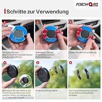 FIXCHORD Ersatz Parkscheibe Klebepads, 4 Stück VHB Klebepad Kompatibel mit OOONO PARK P-DISC NO1, NO2, NO3, CO-DRIVER NO2, Klebepads für Elektronische Parkuhr, Parkuhrpads für Windschutzscheiben – Ansicht 8