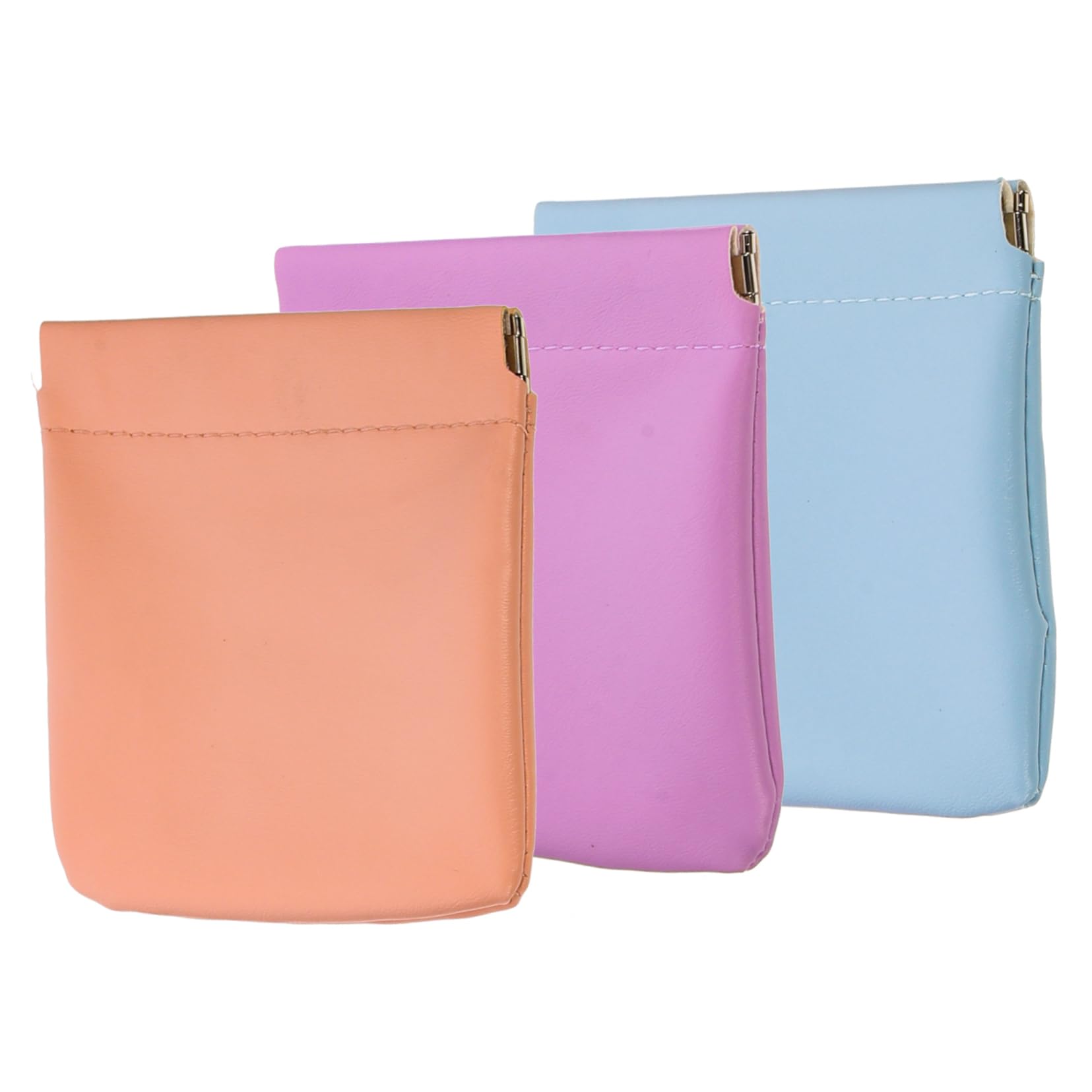 Healeved 9 Pz Borsa Cosmetica Per Rossetto Portafoglio Automatico Spremere La Borsa Cosmetica Tascabile Elementi Essenziali Della Borsa Mini Trousse Per Borsa Miniborsa Pelle Sintetica