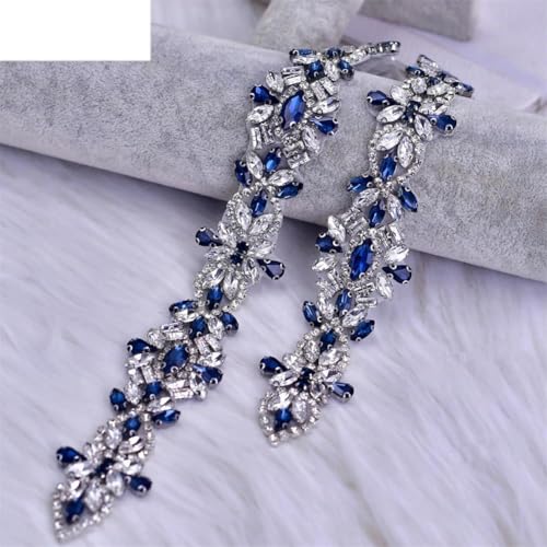 Dress Wedding Ribbon Belt Full Rhinestones Handmade Bridal Bridesmaid Belt Accessories2