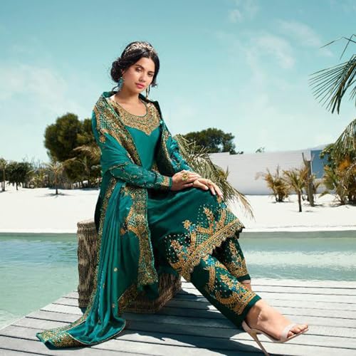 South Asian Wear Pakistani Indian Designer Stitched Palazzo Kameez Shalwar Suits4