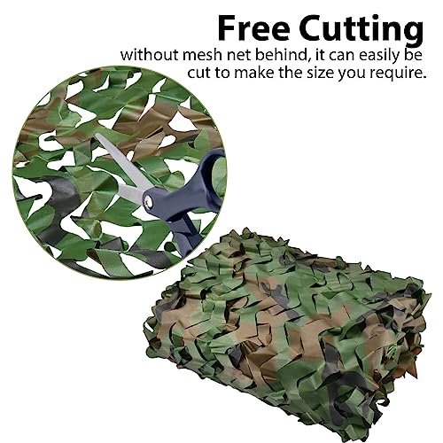 Image of Camo Netting, Camouflage Netting, Hunting Blind Camo Net, Army Party Decorations, Sunshade Fence Nets, Lightweight for Camping, Shooting, Photograph, Car Cover, Outdoor