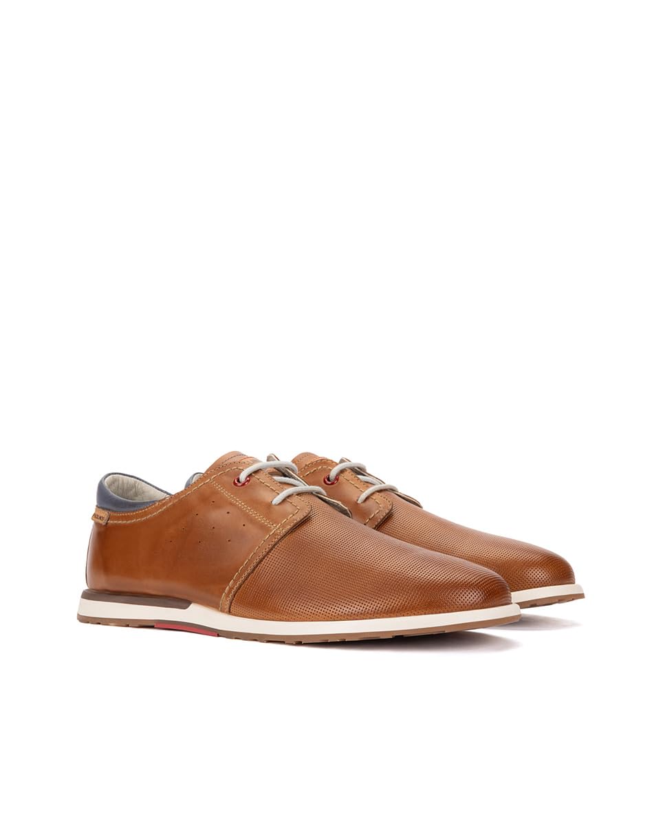 Pikolinos Saler Zapatos Cordones Hombre | en Cuero | Plantilla Extraíble