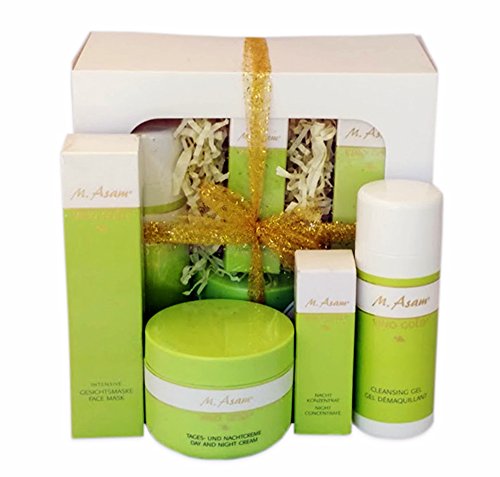 Evening Skin Care Gift Set with our Refreshing Cleansing Gel an Intensive Face Mask, a Restorative Overnight Concentrate and Moisturizer