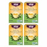 Yogi Tea Pure Decaf Green Tea - 16 Bags per Pack (4 Packs) - Organic &...