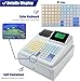 Electronic Cash Register,Cash Management System Electronic, Cash Register for Small Business,Quick Load Thermal Printer,Cash Register with Cash Drawer & Keys for Supermarkets,Shopping Malls