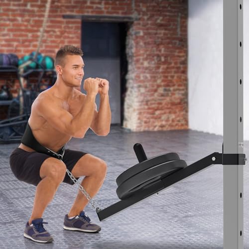 Image of Kipika Power Rack Attachment for 5 /8 inch & 1 inch Holes - Heavy Duty Home Gym Equipment for 2x2 or 3x3 Squat Rack, Adjustable and Easy to Install