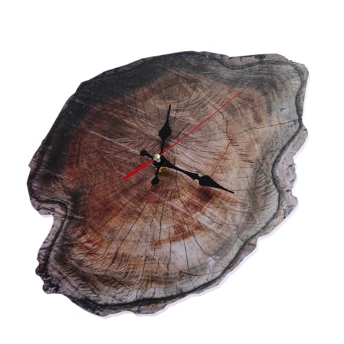 FUNOMOCYA Orologio Da Parete Anello Annuale Decorativo Moderno Soggiorno Camera Senza Batteria Retro Unico Facile Installare Leggero Design Spazio Applicazioni Arredamento