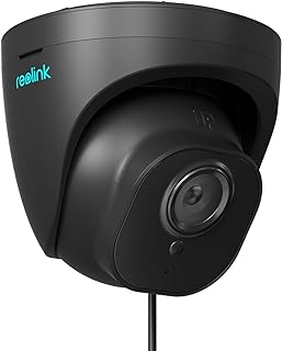 Reolink 5MP PoE Security Camera Outdoor with Human/Vehicle Detection, Smart CCTV IP Camera Weatherproof, Video Surveillance Camera with Audio Recording, RLC-520A Black