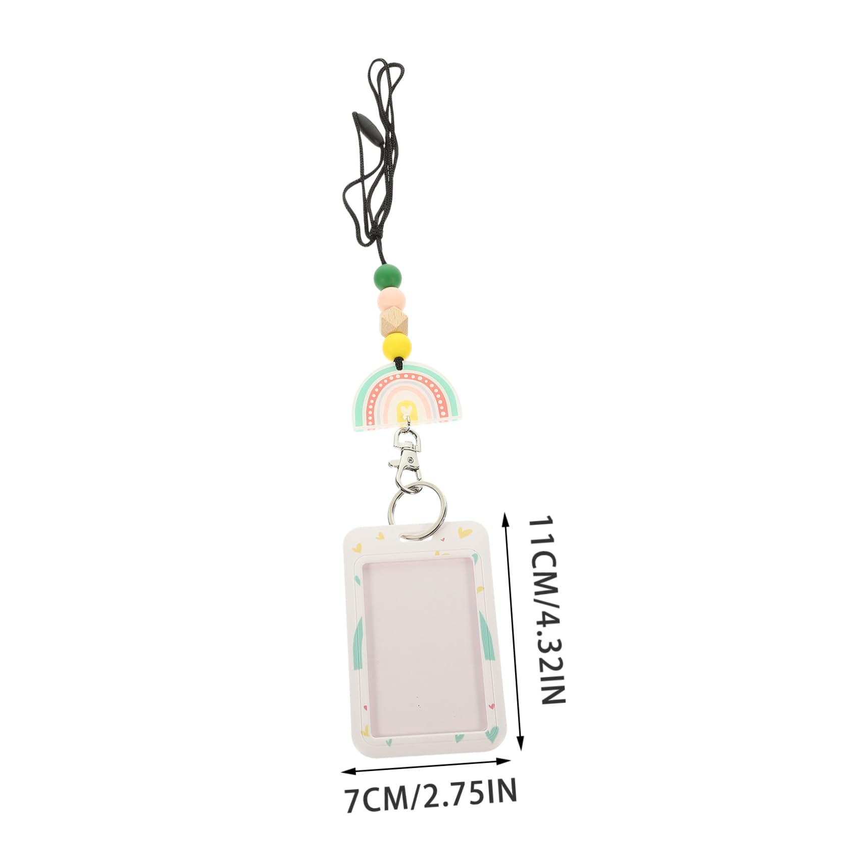 jojofuny 4 Set Badge con Laccetto Id in Silicone e Zinco Custodia Protettiva Scorrevole per Personale Studenti e Medici Leggero e Compatto