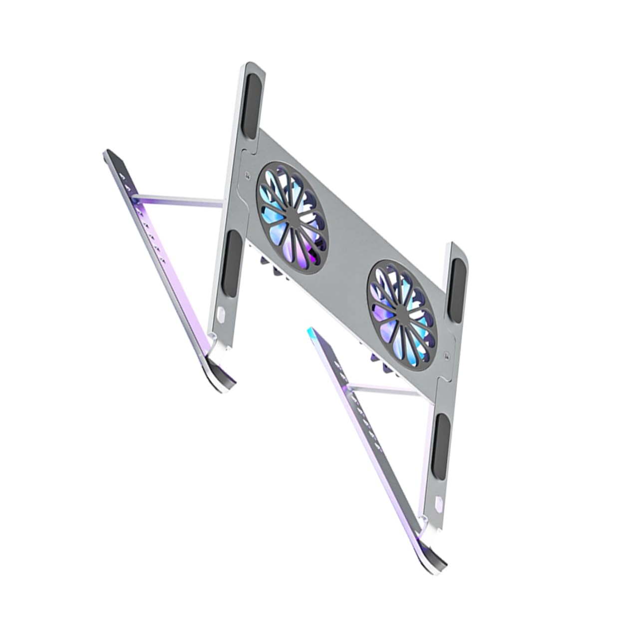 Uonlytech Verstellbarer Gaming Laptop Kühler aus Aluminiumlegierung mit Turbinen Saugfunktion und Innen Sowie Außenluftzirkulation für Effiziente Kühlung und Arbeit