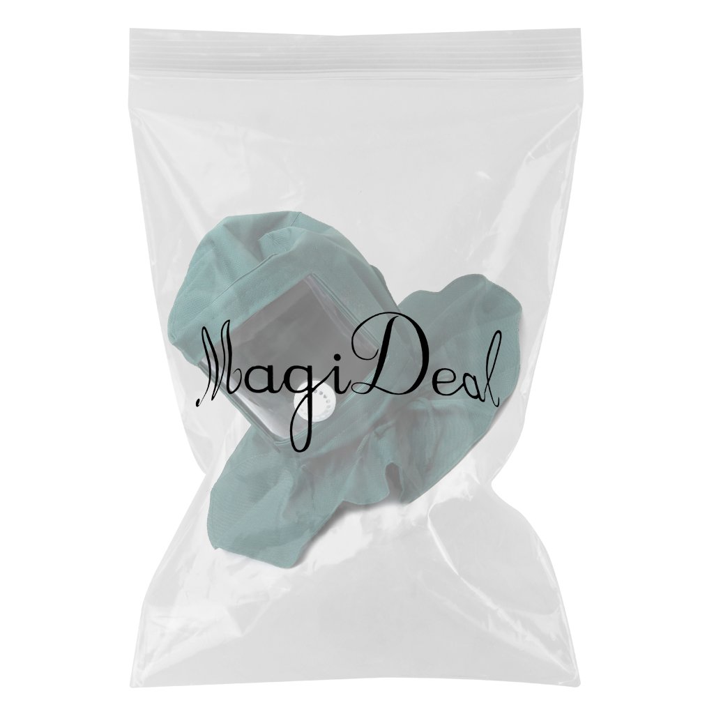 Casque Masque de Protection Anti-Vent Anti-poussière pour Sablage Sableuse