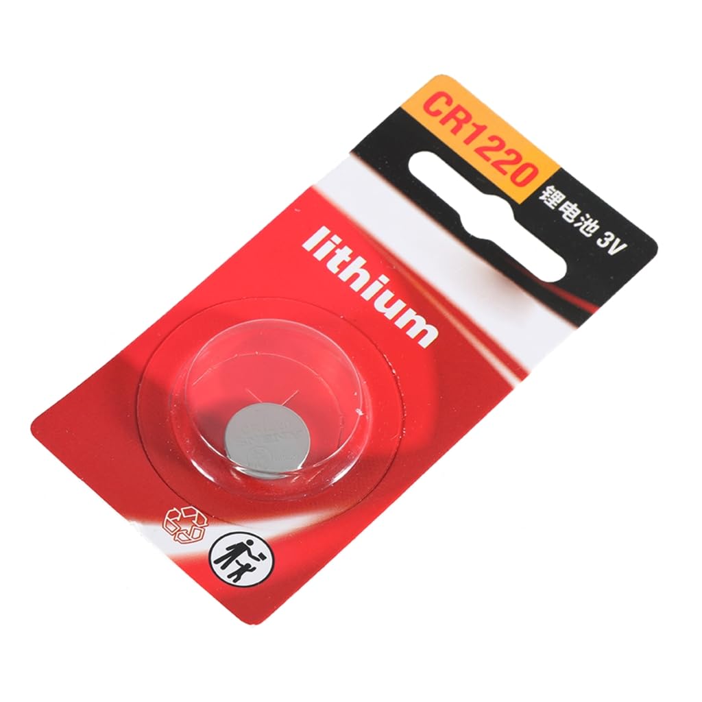 Cella a bottone lunga 3Volt al litio CR1220 per piccoli gadget