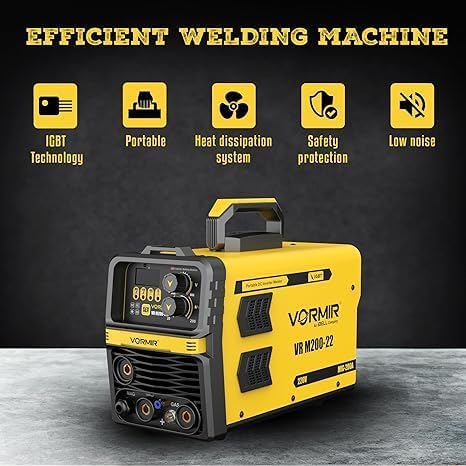 Image of iBELL VORMIR VR M200-22 Inverter Welding Machine (IGBT) 200A, 220V, 4-in-1 MIG, MAG, MMA, LIFT TIG, Supports 0.8-1.0mm Wire & 1.6-3.2mm Electrodes - 12 Months Warranty
