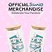 Silver Buffalo Sanrio Hello Kitty and Friends Cinnamoroll Polaroids Glass Jar Tumbler with Bamboo Lid and Glass Straw, 16 Ounces