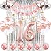 16th Birthday Decorations Banner Balloon, Happy Birthday Banner, 16th Rose Gold Number Balloons, Number 16 Birthday Balloons, 16 Years Old Birthday Decoration Supplies Sweet Sixteen Decorations