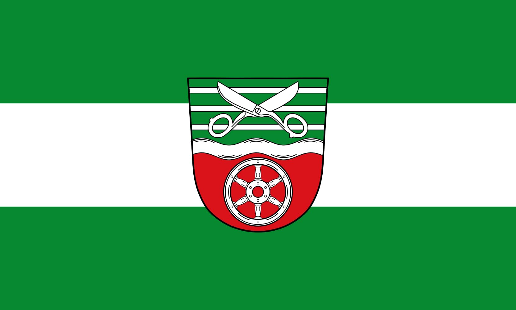 Drapeau Large Leidersbach drapeau paysage format grand 1.35m²