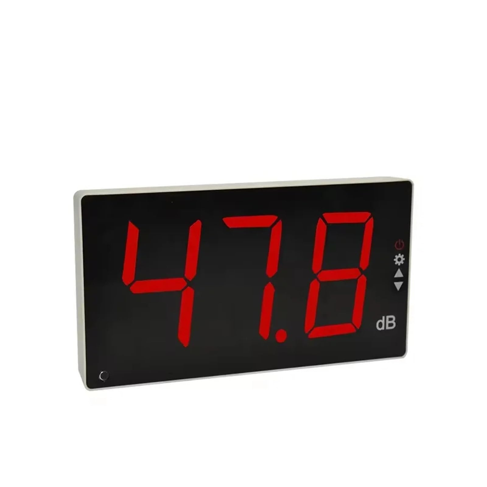 Medidor de Decibeles, Pantalla LCD Montado en la pared Medidor de nivel sonido digital Medición volumen Monitoreo medición 30-130dBNoise