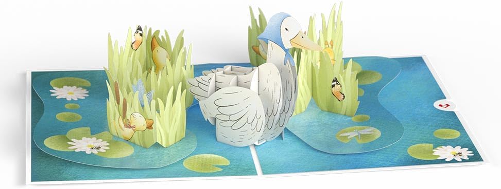 Lovepop Everyday Pop-Up Card for Her and Him - 3D Greeting Cards for Boys, Girls, Men, Women - Mom Duck and Ducklings - 5" x 7" Card - Blank Notecard & Envelope Included - Image 4