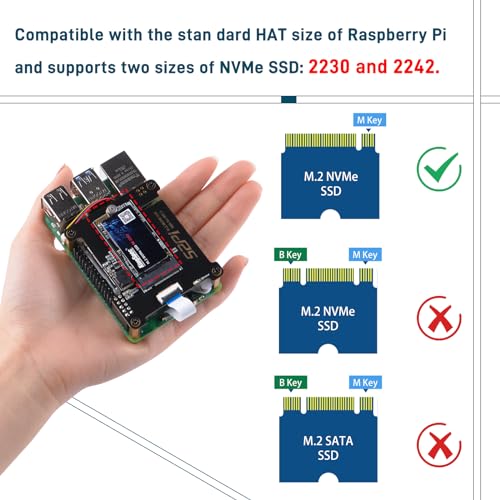 GeeekPi Raspberry Pi 5 ケース、PD 27W 電源付き | PCIe M.2 NVMe SSD シールド トップ X1001 / X1000 / X1003 / N04 / N05 の商品画像 3