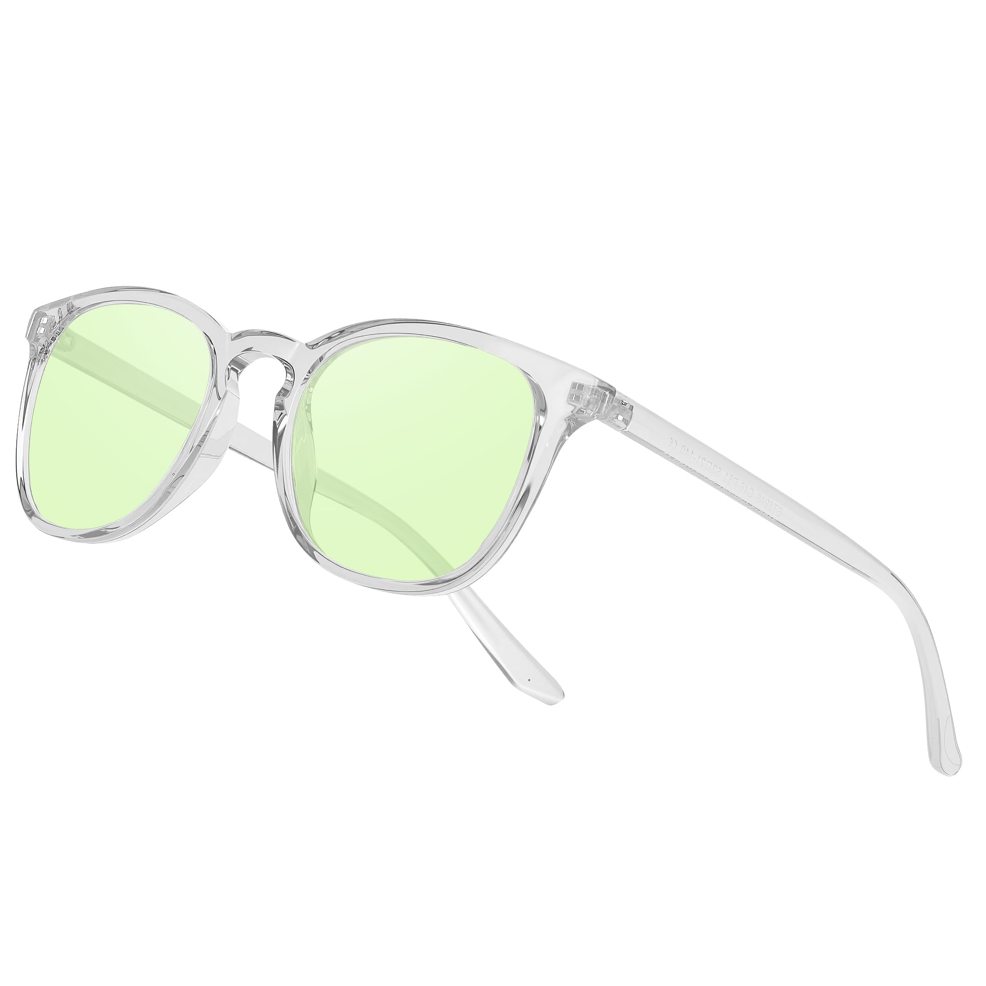Ymmott Blaulichtfilter Brille ohne Sehstärke - Anti-Blaulicht Gaming & Computerbrille für Damen & Herren, UV400 Blaufilter Brille Augenbelastung Ermüdung beim Bildschirmarbeiten