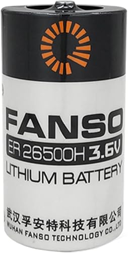 (1 paquete ER26500H ER26500 3.6V 8500mAh batería de litio de alta capacidad C tamaño C batería de cloruro de tionilo reemplazar Tadiran TL-2200