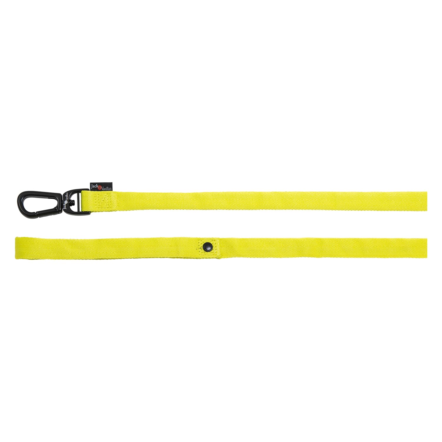 JACK AND VANILLA, Comfort Tube Yellow Nylon Dog Lead, Large, 25mm x 122cm