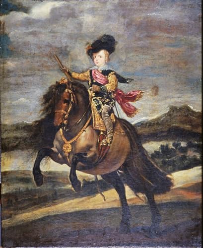 Poster l'infant Baltasar Charles Velazquez pour décoration murale salon moderne de 60x90cm