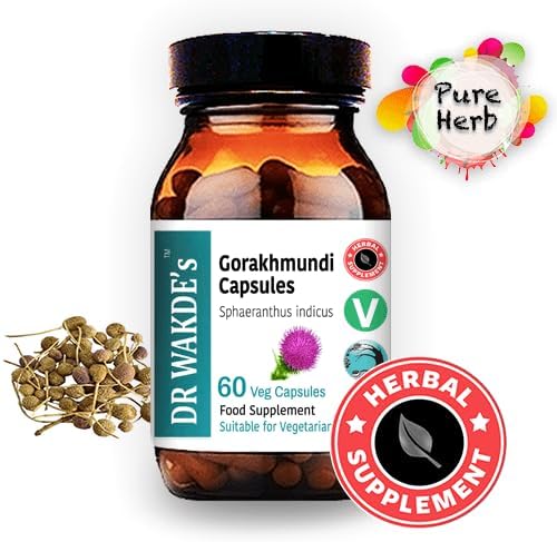DR WAKDE's Gorakhmundi Capsules (Sphaeranthus indicus, 60 Veg Caps, Plant-Based Supplement, Ayurvedic Herb, All Natural, Vegan) - Image 2