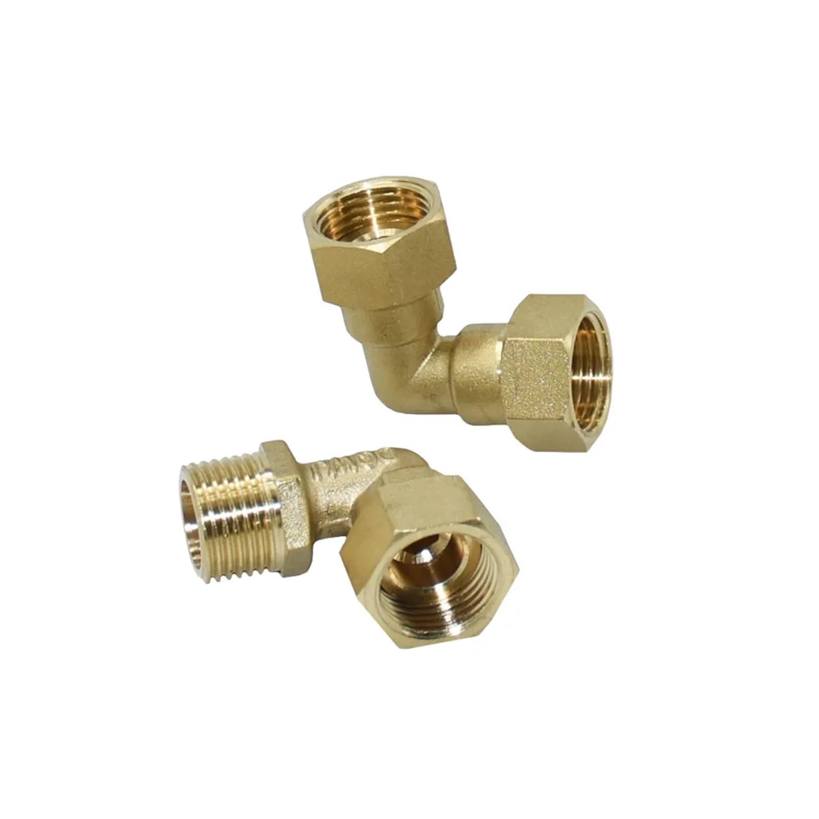 1pcs Brass 1/2" 3/4" 1" Male Female Thread Connector Tap 90 Degrees Elbow Fittings Tube connectors Rotate G1/2 G3/4 G1(C)