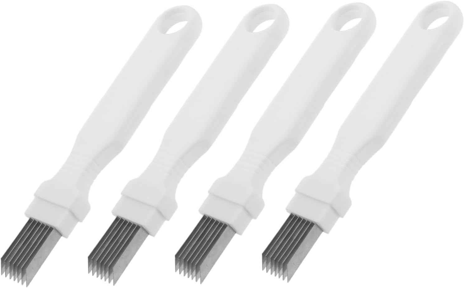 UKCOCO Party Balloon Popper Striker Tool and Easy One-handed Operation with Steel Needle 4pcs and White Plastic Handle, Comfortable Grip for ’s Party and Event Balloon Bursting